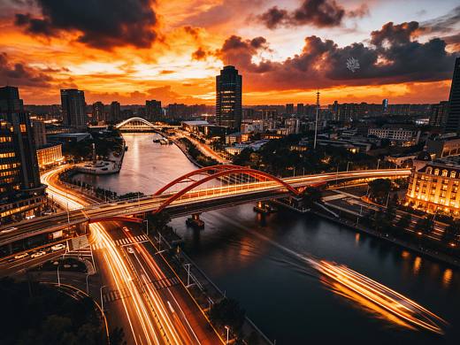 城市风光·建筑摄影 天津金钢桥📷