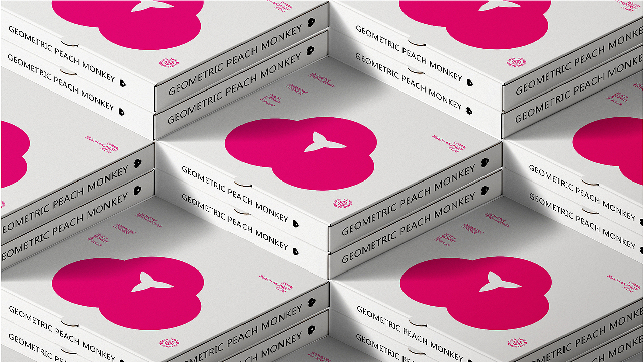几何桃猴品牌 | Geometric Peach Monkey Brand（图ZNDAxODAyMTYw） - 品牌 - 站酷设计师Tahara视觉设计原创素材 - 站酷ZCOOL