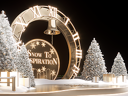 天津梅江天街圣诞美陈