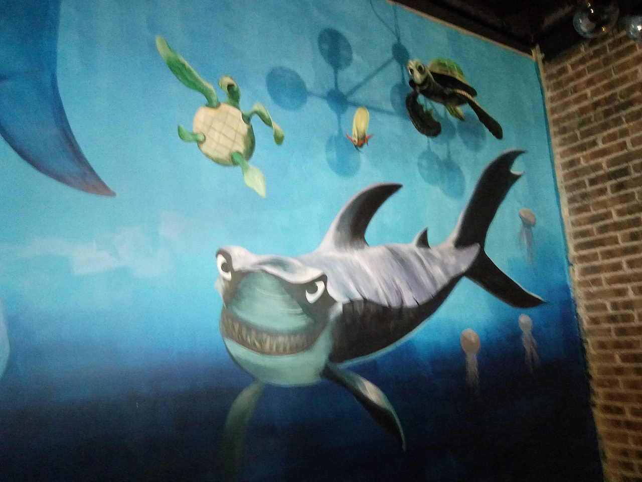 餐饮墙绘，酒店墙绘（图ZNDAxODE5OTQw） - 绘画 - 站酷设计师农村壁画原创素材 - 站酷ZCOOL