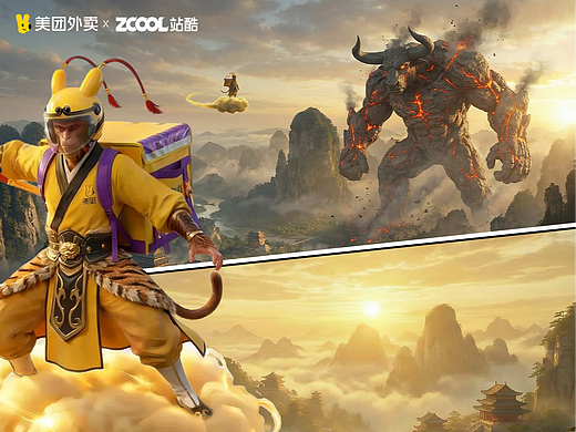 大圣对战牛魔王!护 1 对 1 急送外卖稳送达