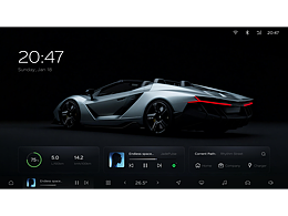 Sharp Shadow｜銳影 沉浸式智能座艙HMI界面設(shè)計(jì)