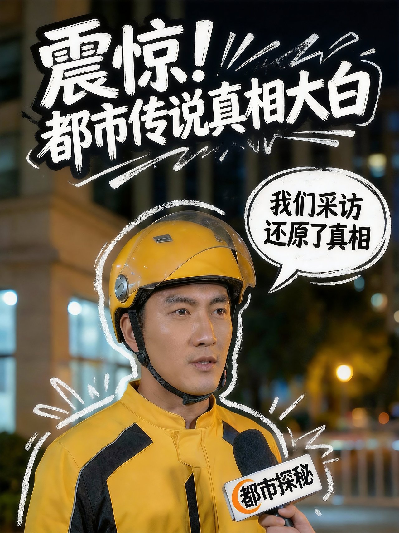 “外星人送外卖”后续来了！这集《都市探秘》封神了（图ZNDAxODI1NTQ0） - AI作品 - 站酷设计师小飞探索者原创素材 - 站酷ZCOOL