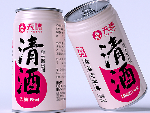 一组清爽诱人老少皆喜欢的清酒包装设计案例作品