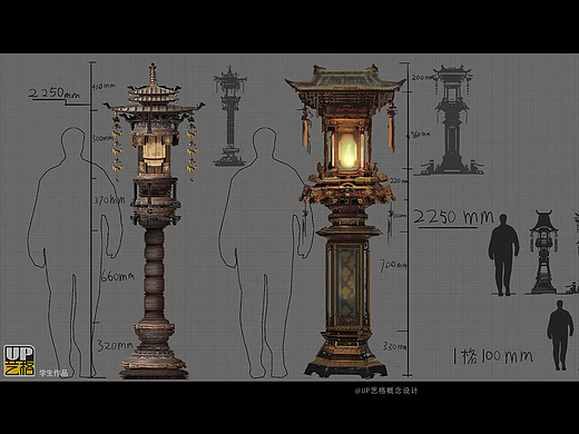 UP藝格 影視概念設計班-古裝道具設計作品5（個人主頁-ZNzMwNzc2MDQ=） - 概念設定 - 站酷設計師鄭成龍原創(chuàng)素材 - 站酷ZCOOL