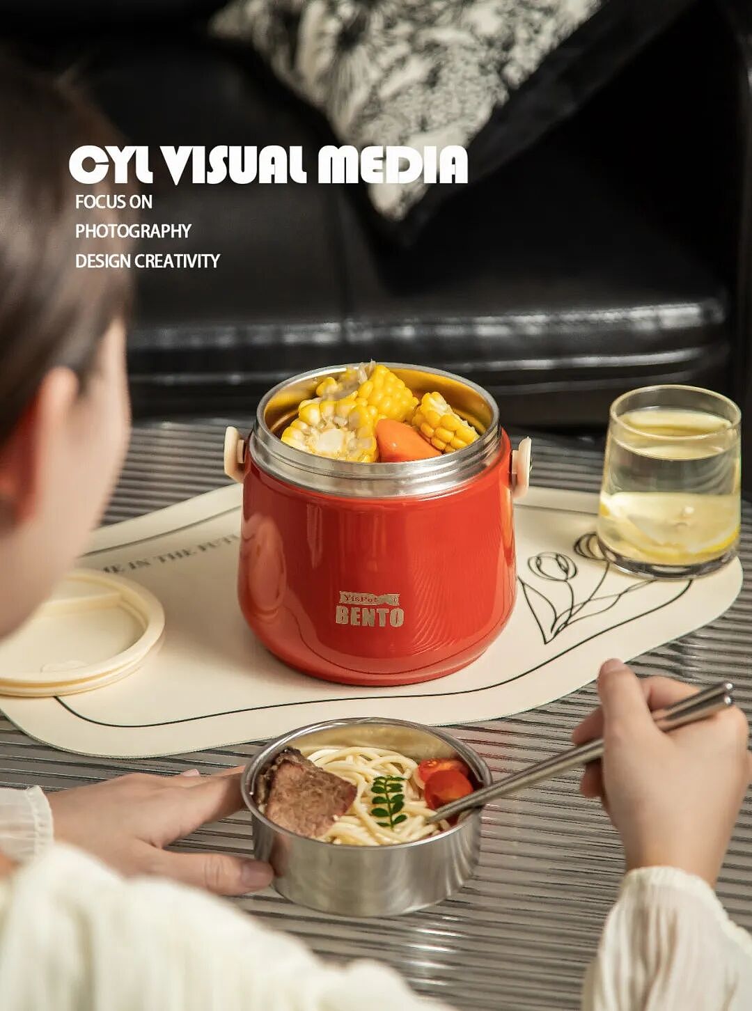 产品拍摄|不锈钢便当盒（图ZNDAxODM4NTI0） - 产品摄影 - 站酷设计师摄影师蔡依琳原创素材 - 站酷ZCOOL