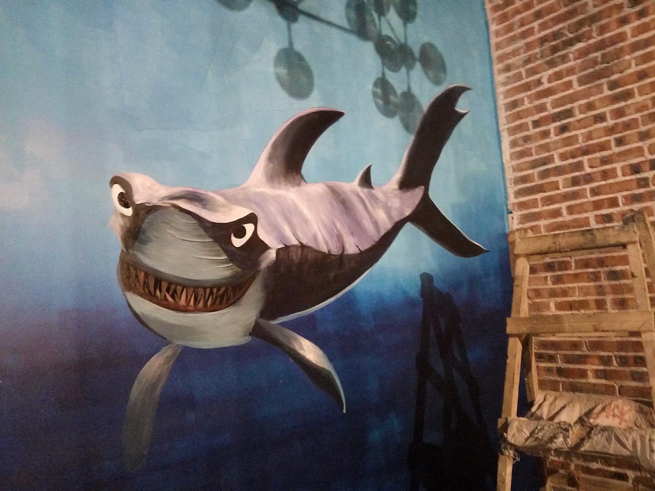 餐饮墙绘 海鲜店墙绘（图ZNDAxODQzMDU2） - 绘画 - 站酷设计师新农村壁画原创素材 - 站酷ZCOOL