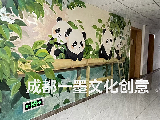 社区墙绘，社区复古壁画