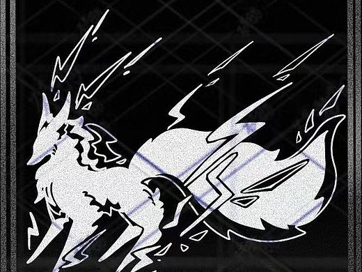 【雷系狐狸】幻想生物设计  花纹素材