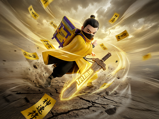 穿云而行，温暖送达（个人主页-ZNzMwNzk1NjQ=） - AI作品 - 站酷设计师CcltAi原创素材 - 站酷ZCOOL