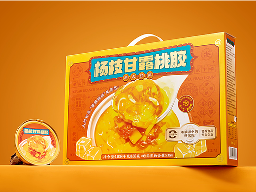 杨枝甘露桃胶甜品礼盒拍摄