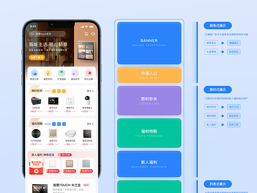 UI规范搭建UIUX设计|微谱数科交付智能家居APP设计案例
