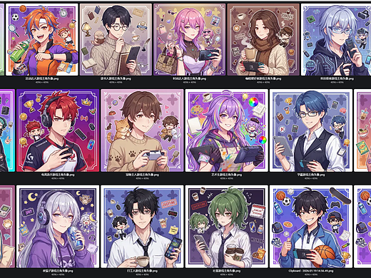 头像与表情包设计合集（持续更新）