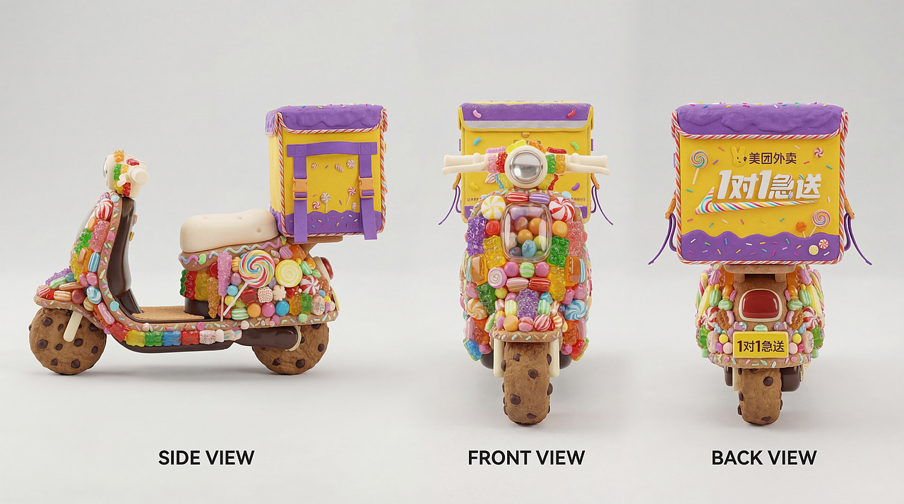 《甜蜜急送》（图ZNDAxODU3MDcy） - AI作品 - 站酷设计师温维斯Wenvis原创素材 - 站酷ZCOOL