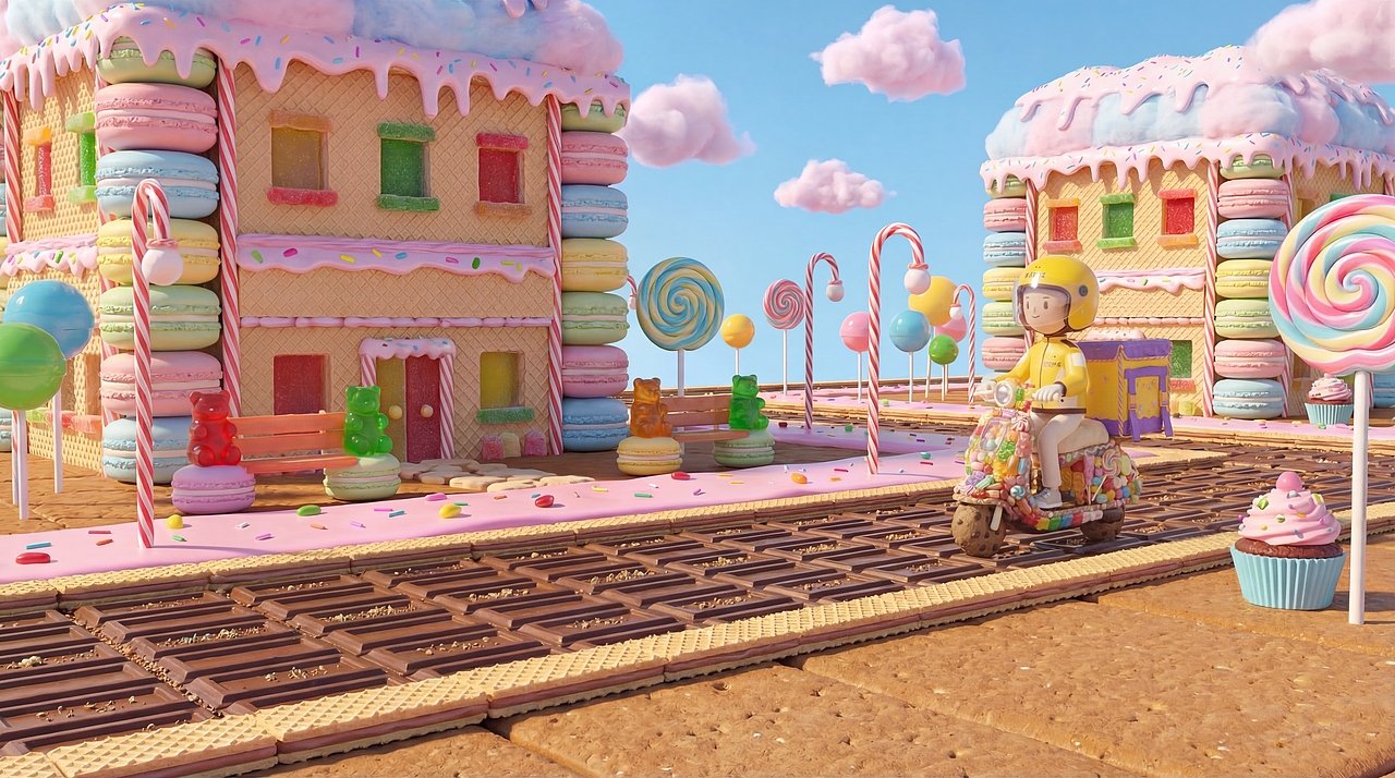 《甜蜜急送》（图ZNDAxODU3MDgw） - AI作品 - 站酷设计师温维斯Wenvis原创素材 - 站酷ZCOOL