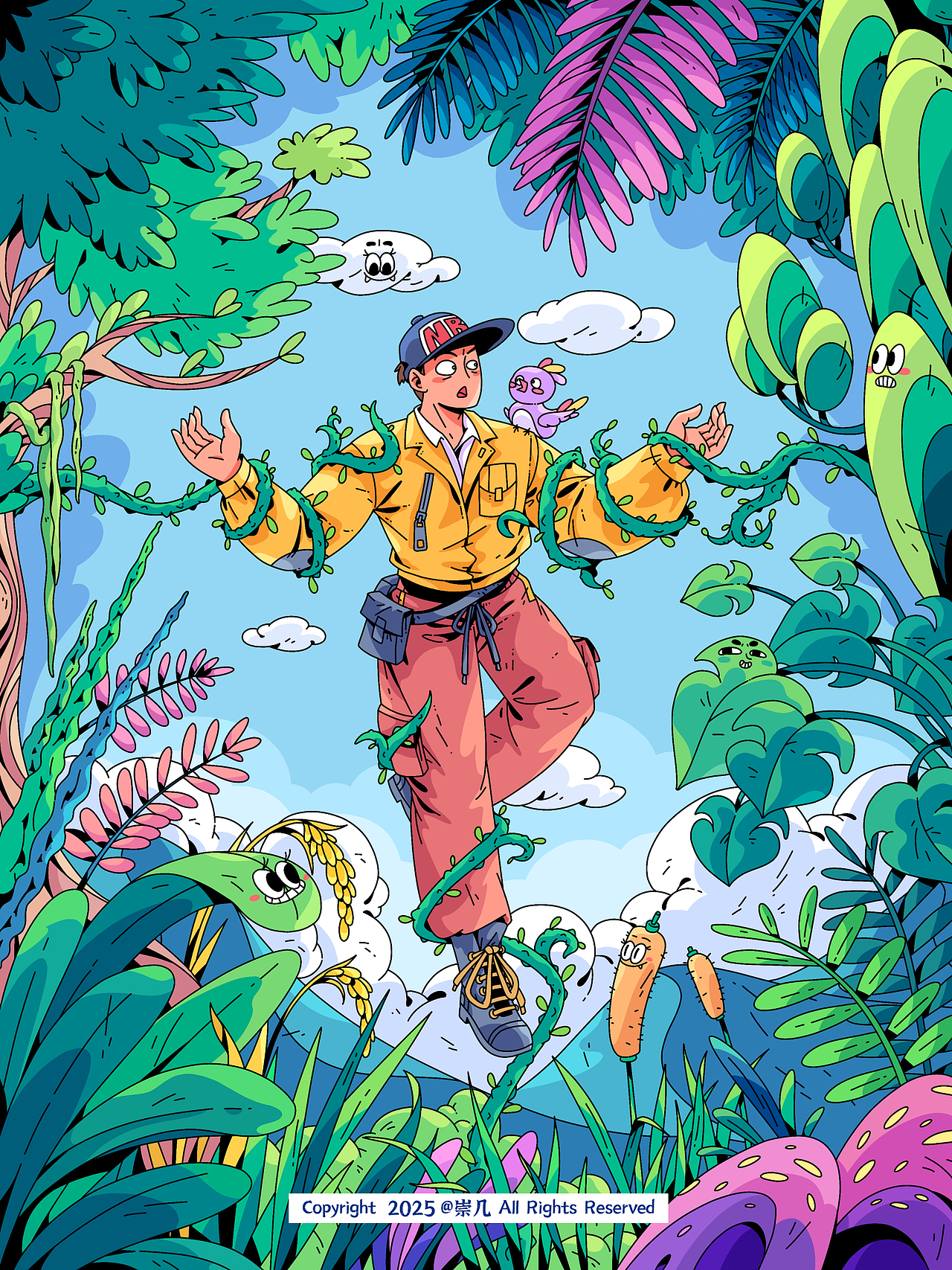 崇几作品|光与幻想|2025年合集（图ZNDAxODU3ODg0） - 商业插画 - 站酷设计师崇几原创素材 - 站酷ZCOOL