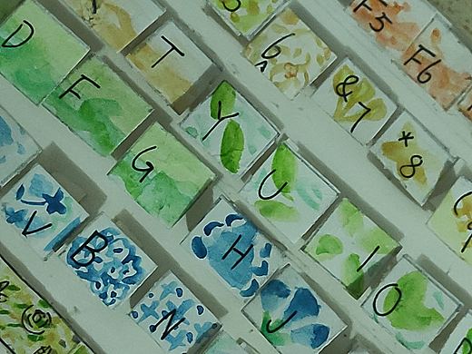 彩色键盘（个人主页-ZNzMwODA0NTY=） - 其他手工艺 - 站酷设计师立夏之初设计原创素材 - 站酷ZCOOL