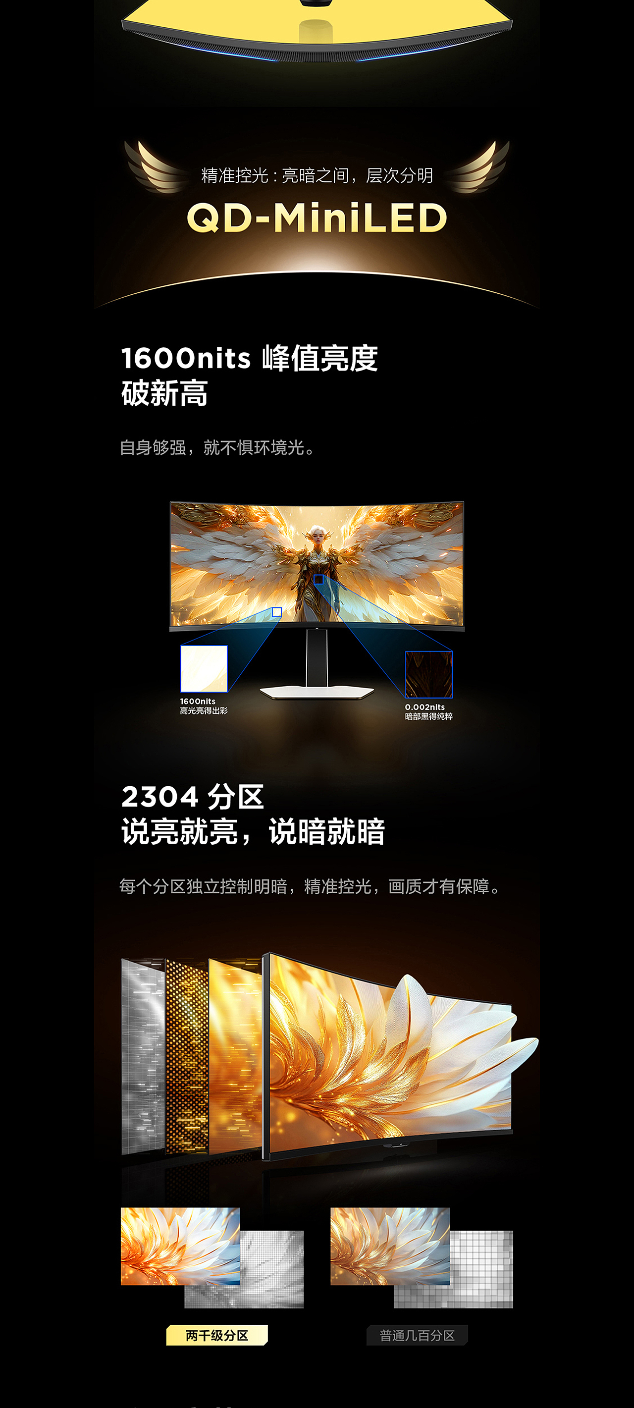 FFALCON雷鸟 25年4款显示器详情页视觉设计（图ZNDAxODY3ODY0） - 电商 - 站酷设计师被迫营业的大辉原创素材 - 站酷ZCOOL