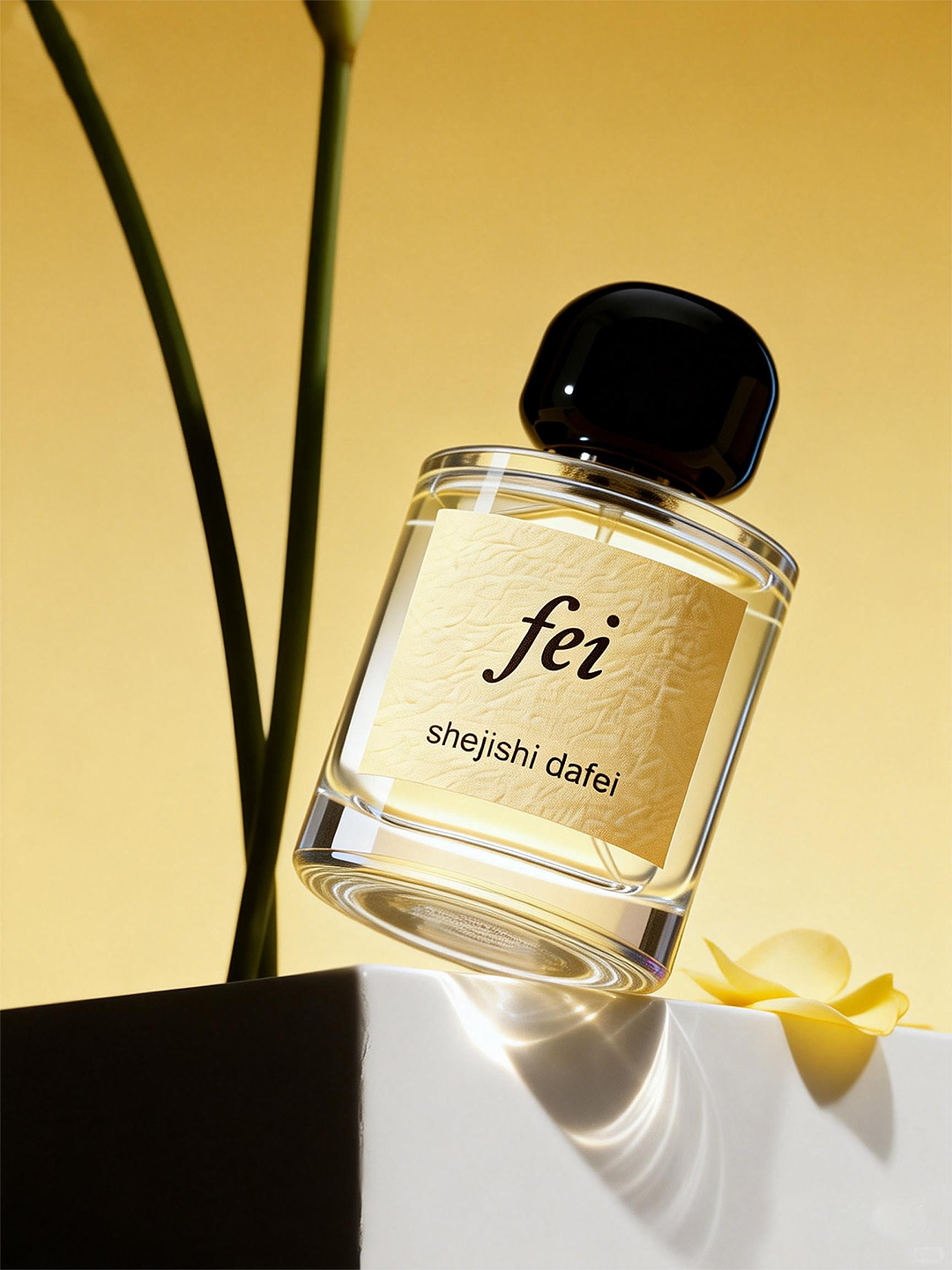 AIGC精准控图，，高级黄调性香水摄影大片（附提示词）（图ZNDAxODgzMjM2） - AI作品 - 站酷设计师Sophia妃原创素材 - 站酷ZCOOL