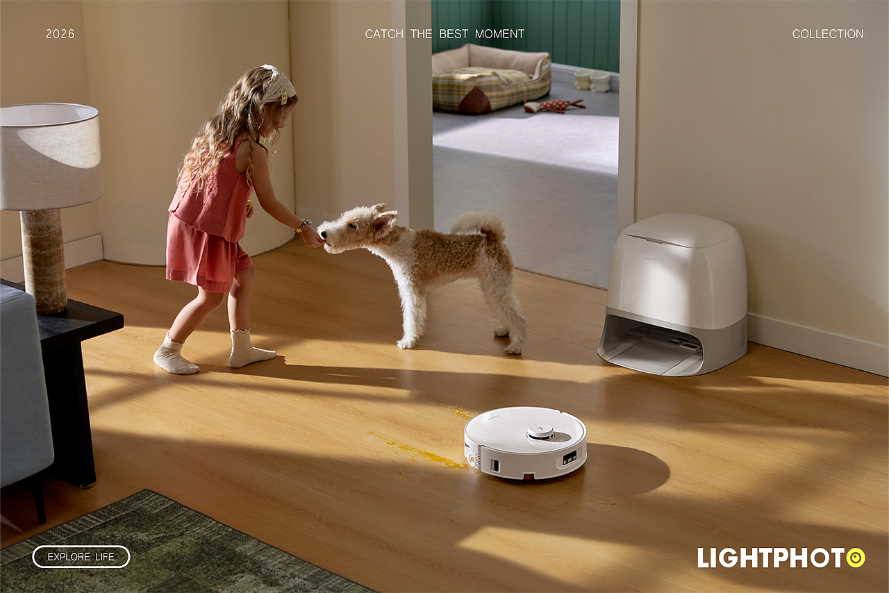Roborock扫地机平面拍摄案例分享（图ZNDAxODk1NTk2） - 产品摄影 - 站酷设计师LIGHTPHOTO原创素材 - 站酷ZCOOL