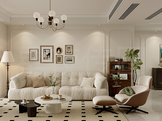 现代美式，简洁明快，舒适优雅！