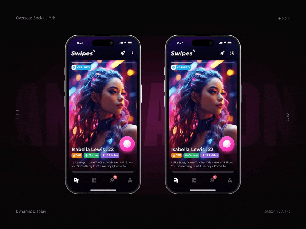 Limir海外社交-APP风格设定（图ZNDAxOTAwODAw） - APP界面 - 站酷设计师Voilld原创素材 - 站酷ZCOOL