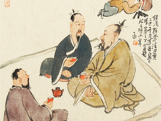 读一山的人物画