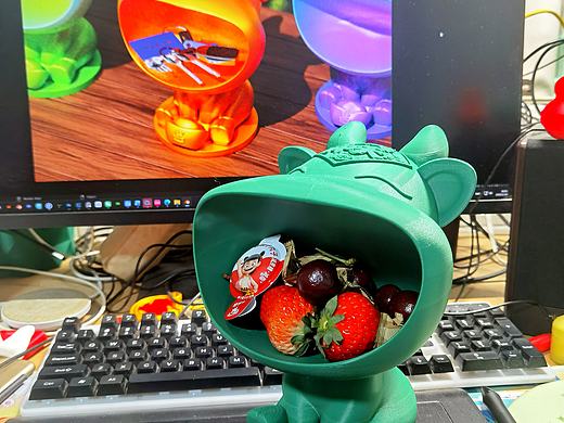 牛大嘴牛气冲天3D打印设计验证