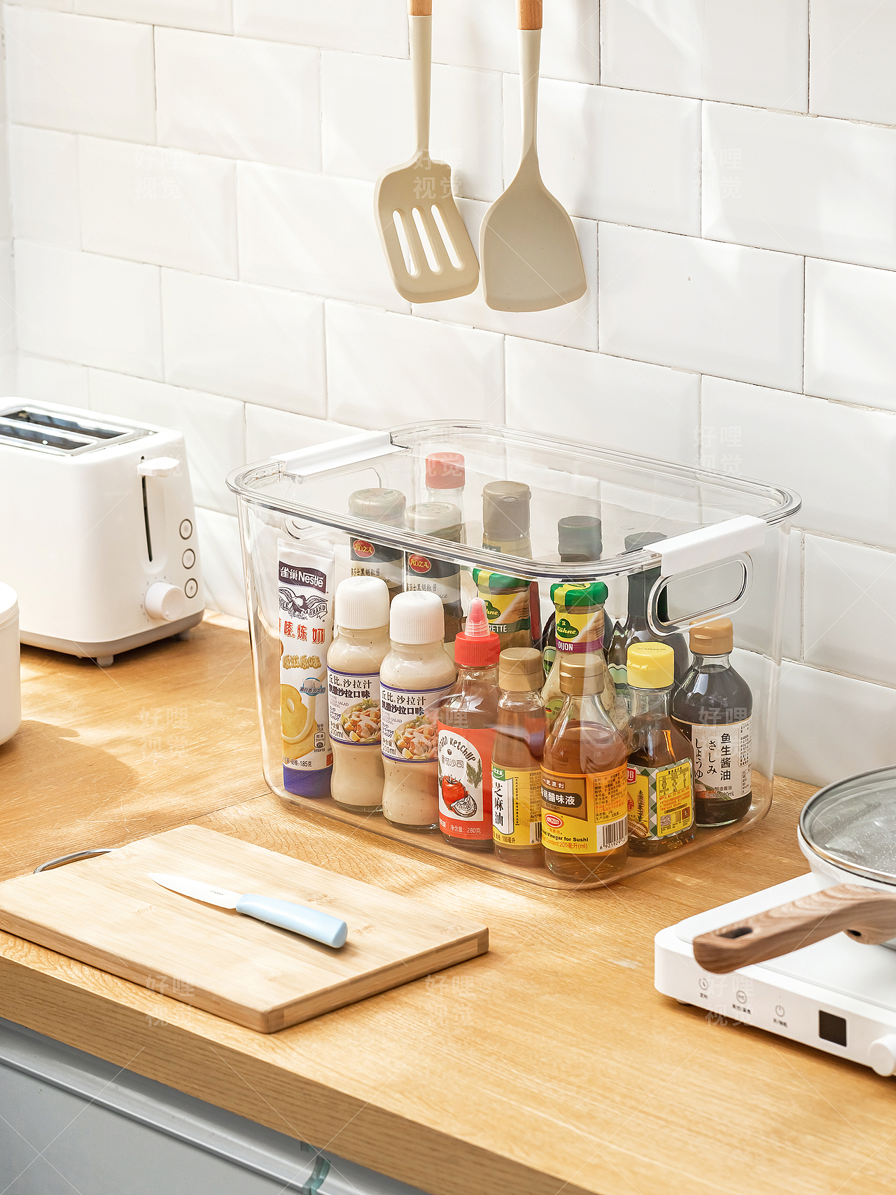 电商产品摄影 | 居家日用 | 懒角落风 | 透明收纳盒（图ZNDAxOTE3OTg0） - 产品摄影 - 站酷设计师汕头好哩视觉原创素材 - 站酷ZCOOL