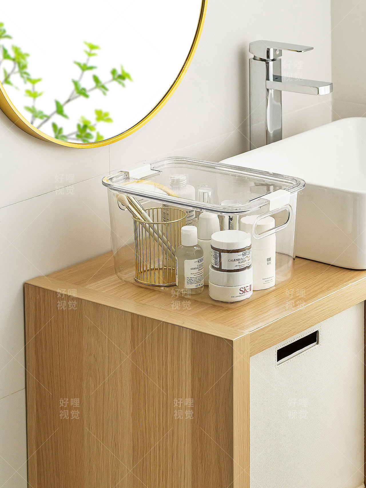 电商产品摄影 | 居家日用 | 懒角落风 | 透明收纳盒（图ZNDAxOTE4MDIw） - 产品摄影 - 站酷设计师汕头好哩视觉原创素材 - 站酷ZCOOL