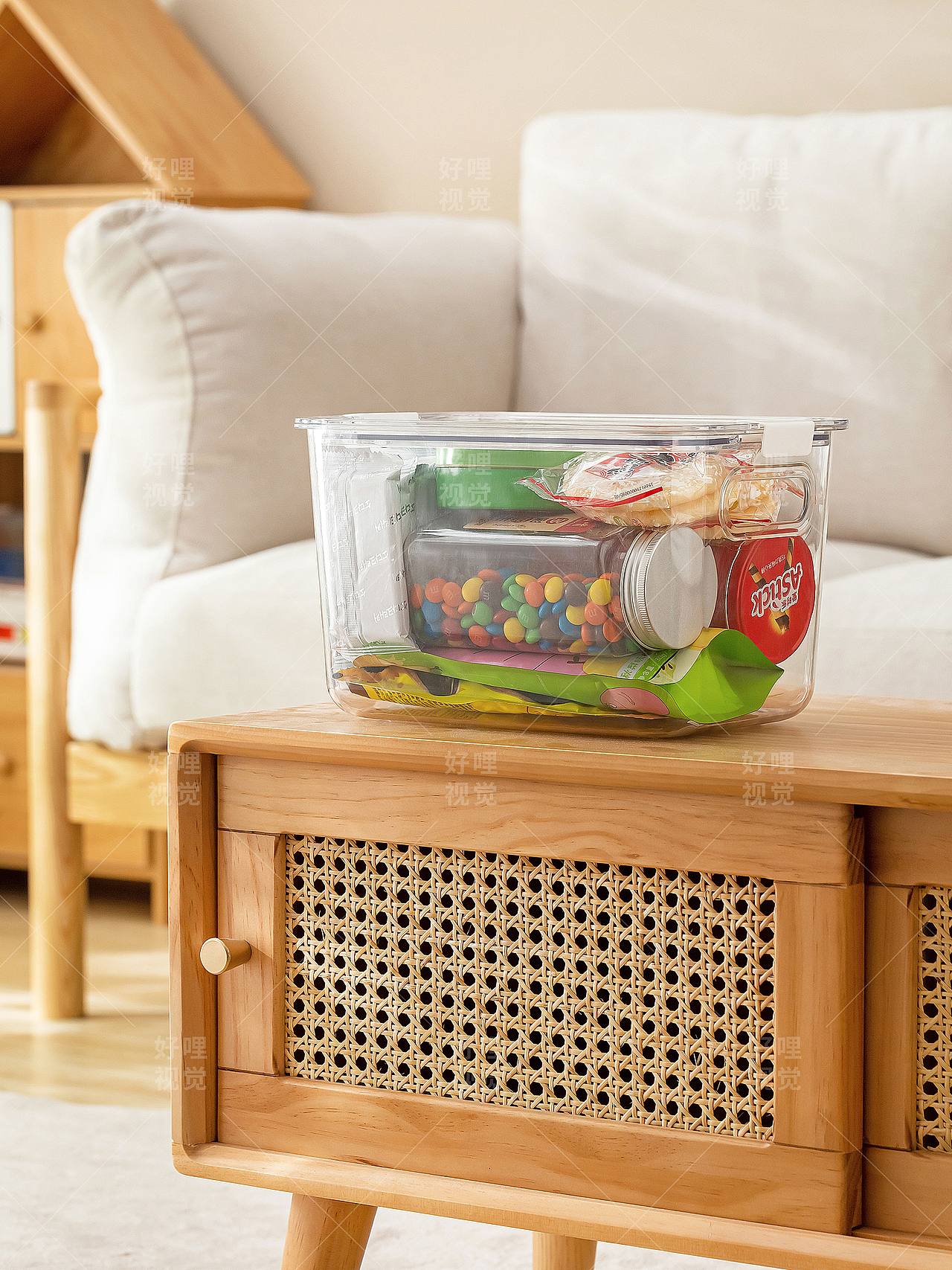 电商产品摄影 | 居家日用 | 懒角落风 | 透明收纳盒（图ZNDAxOTE4MDA4） - 产品摄影 - 站酷设计师汕头好哩视觉原创素材 - 站酷ZCOOL