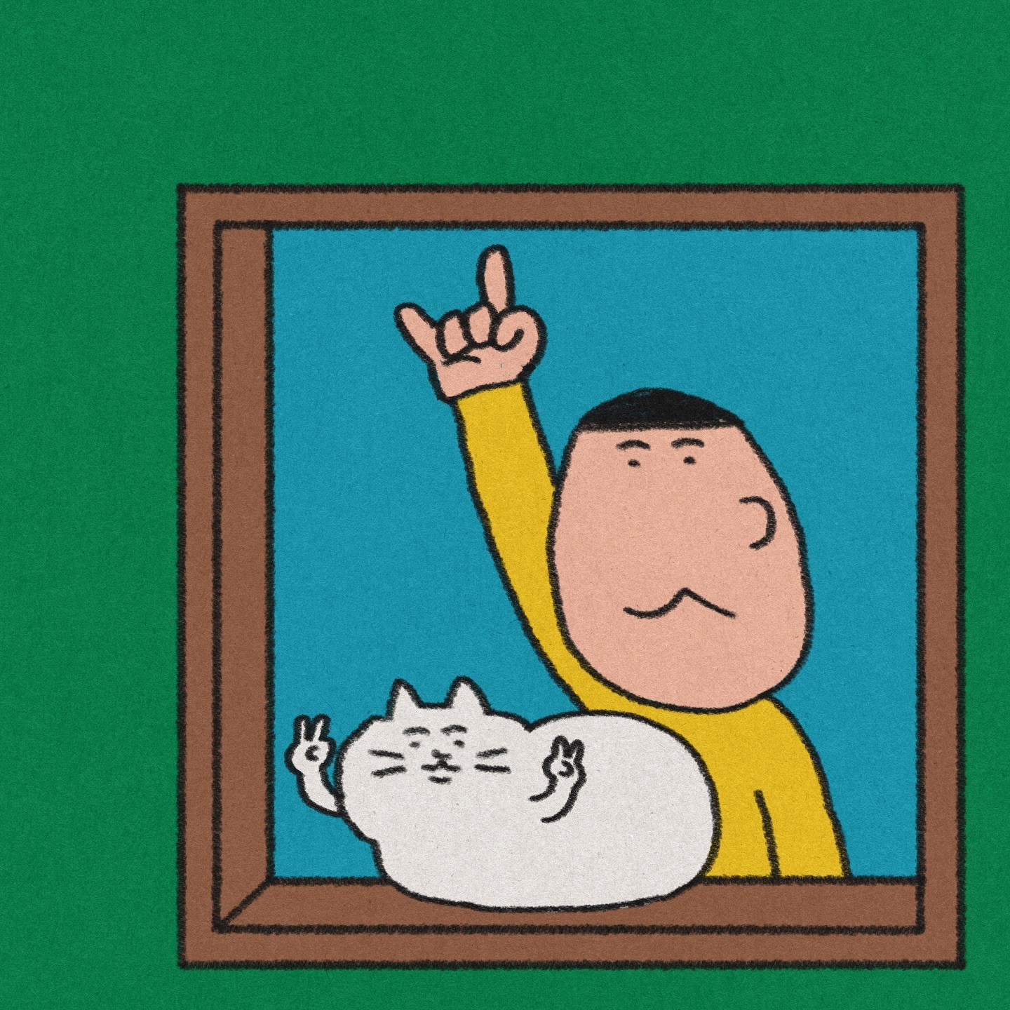 和猫子的没招儿日常-韩国艺术家Gomatsu的插画作品｜365天的好设计 NO.165（图ZMTUzODkyNzY=） - 观点 - 站酷设计师365天的好设计原创素材 - 站酷ZCOOL