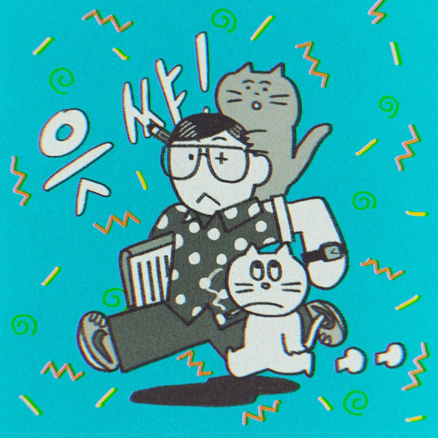 和猫子的没招儿日常-韩国艺术家Gomatsu的插画作品｜365天的好设计 NO.165（图ZMTUzODkyNTI=） - 观点 - 站酷设计师365天的好设计原创素材 - 站酷ZCOOL