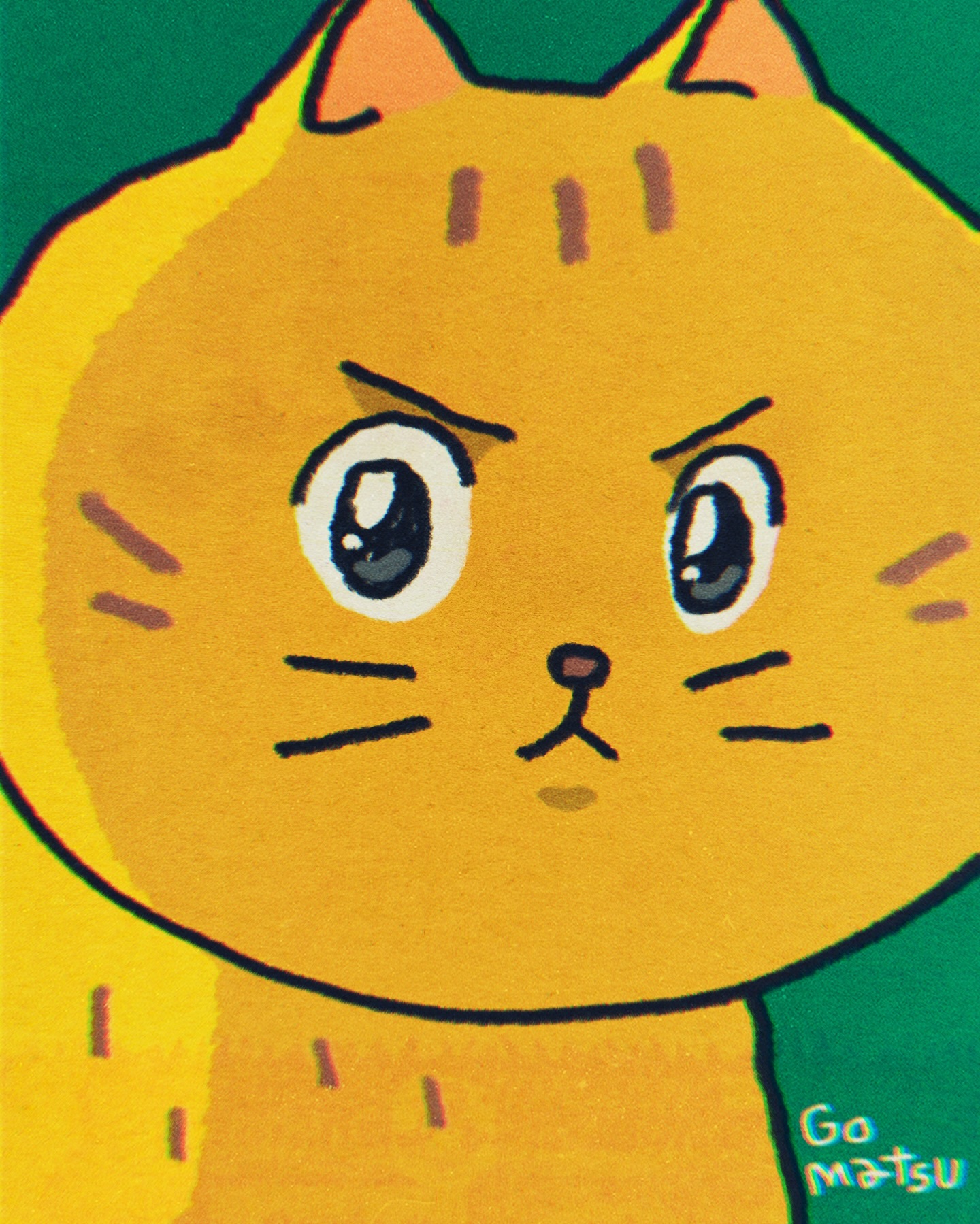 和猫子的没招儿日常-韩国艺术家Gomatsu的插画作品｜365天的好设计 NO.165（图ZMTUzODkzMjA=） - 观点 - 站酷设计师365天的好设计原创素材 - 站酷ZCOOL