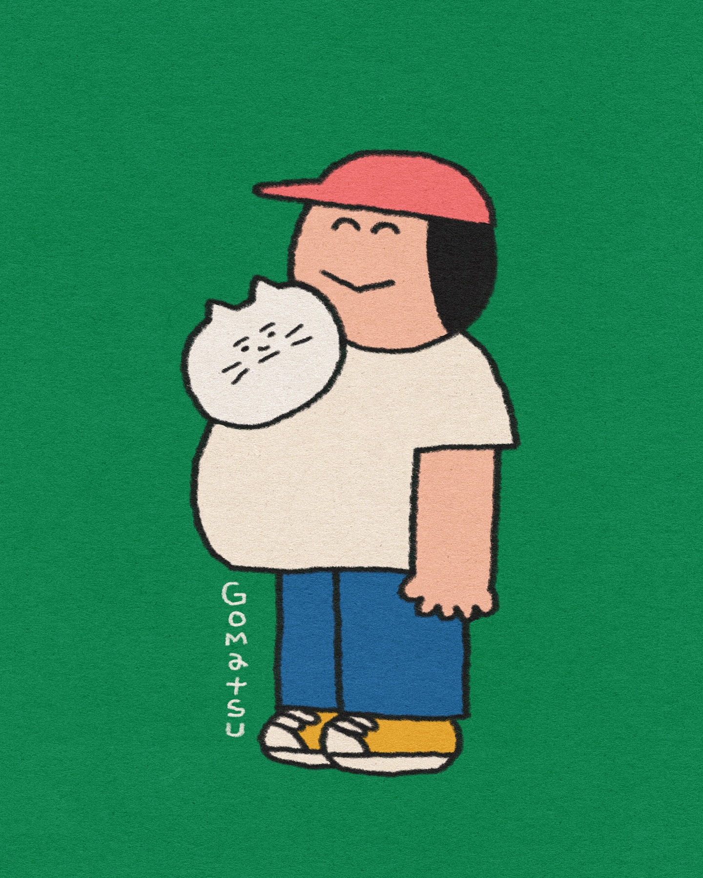 和猫子的没招儿日常-韩国艺术家Gomatsu的插画作品｜365天的好设计 NO.165（图ZMTUzODkzMjg=） - 观点 - 站酷设计师365天的好设计原创素材 - 站酷ZCOOL