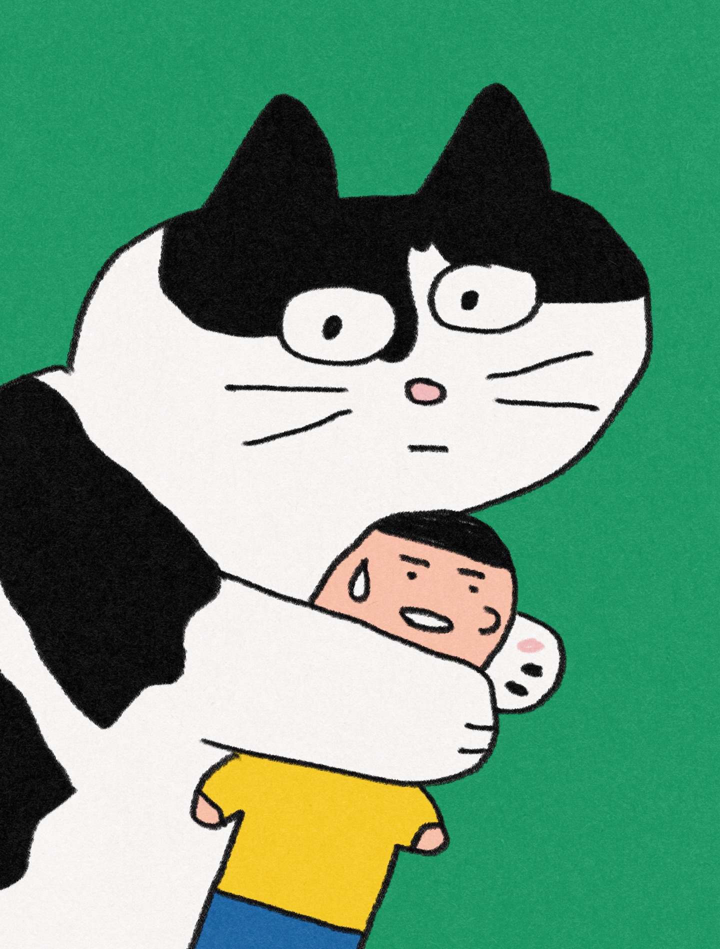 和猫子的没招儿日常-韩国艺术家Gomatsu的插画作品｜365天的好设计 NO.165（图ZMTUzODkzODQ=） - 观点 - 站酷设计师365天的好设计原创素材 - 站酷ZCOOL