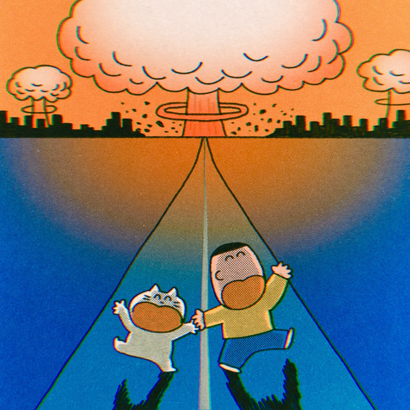 和猫子的没招儿日常-韩国艺术家Gomatsu的插画作品｜365天的好设计 NO.165（图ZMTUzODkyODQ=） - 观点 - 站酷设计师365天的好设计原创素材 - 站酷ZCOOL