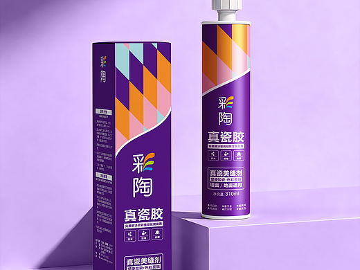 【包装设计】彩陶美缝剂包装