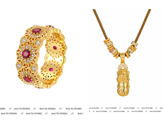 饰品白底丨常规修图丨珠宝饰品丨戒指丨项链丨手链