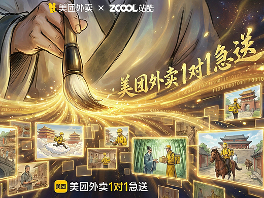 美团外卖1对1急送/一眼万年/跨越时空
