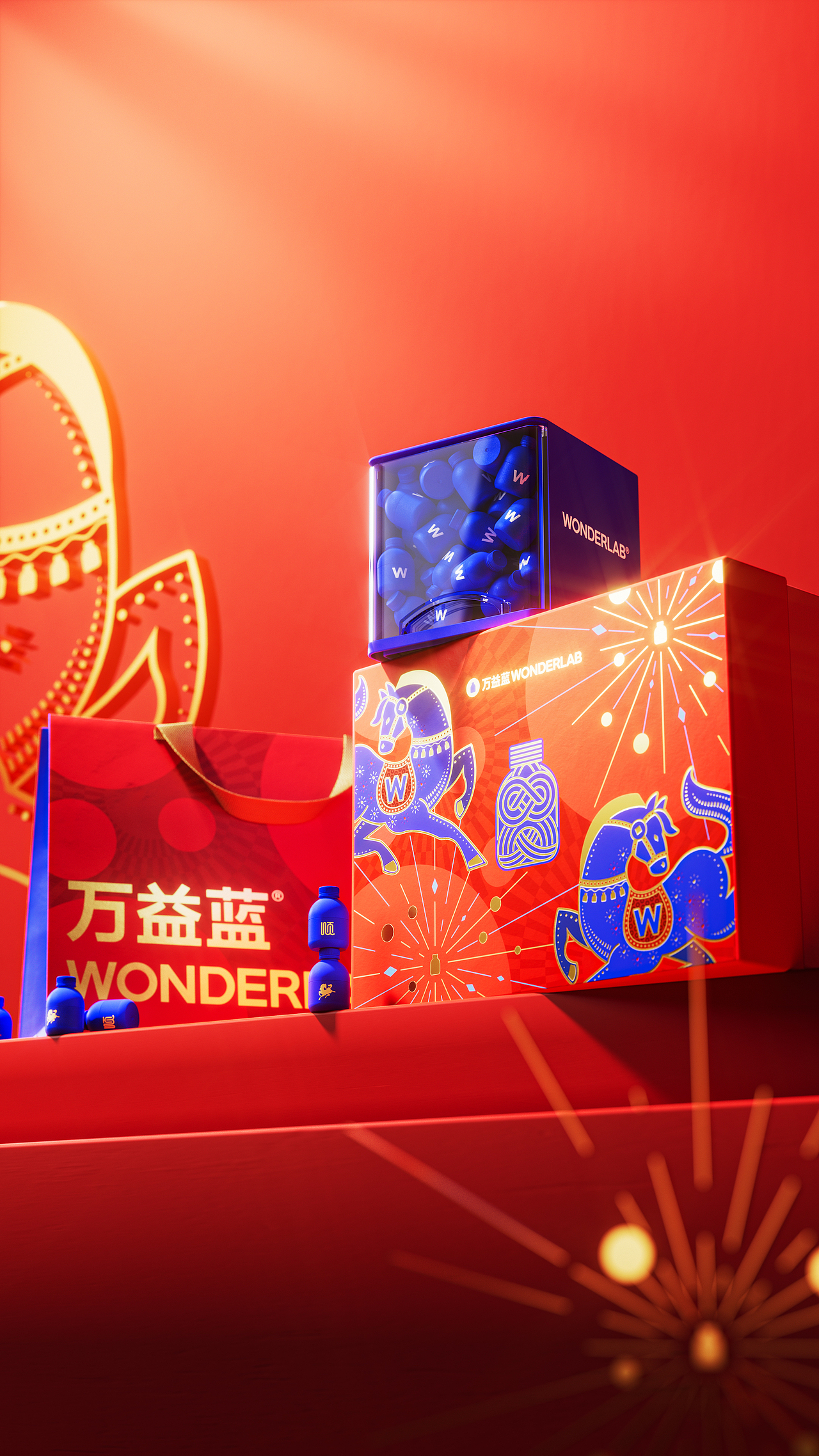 Wonderlab 2026 马年 CNY 营销动态视觉｜CGI（图ZNDAxOTU3Mjky） - 动画/影视 - 站酷设计师xxxjacky原创素材 - 站酷ZCOOL