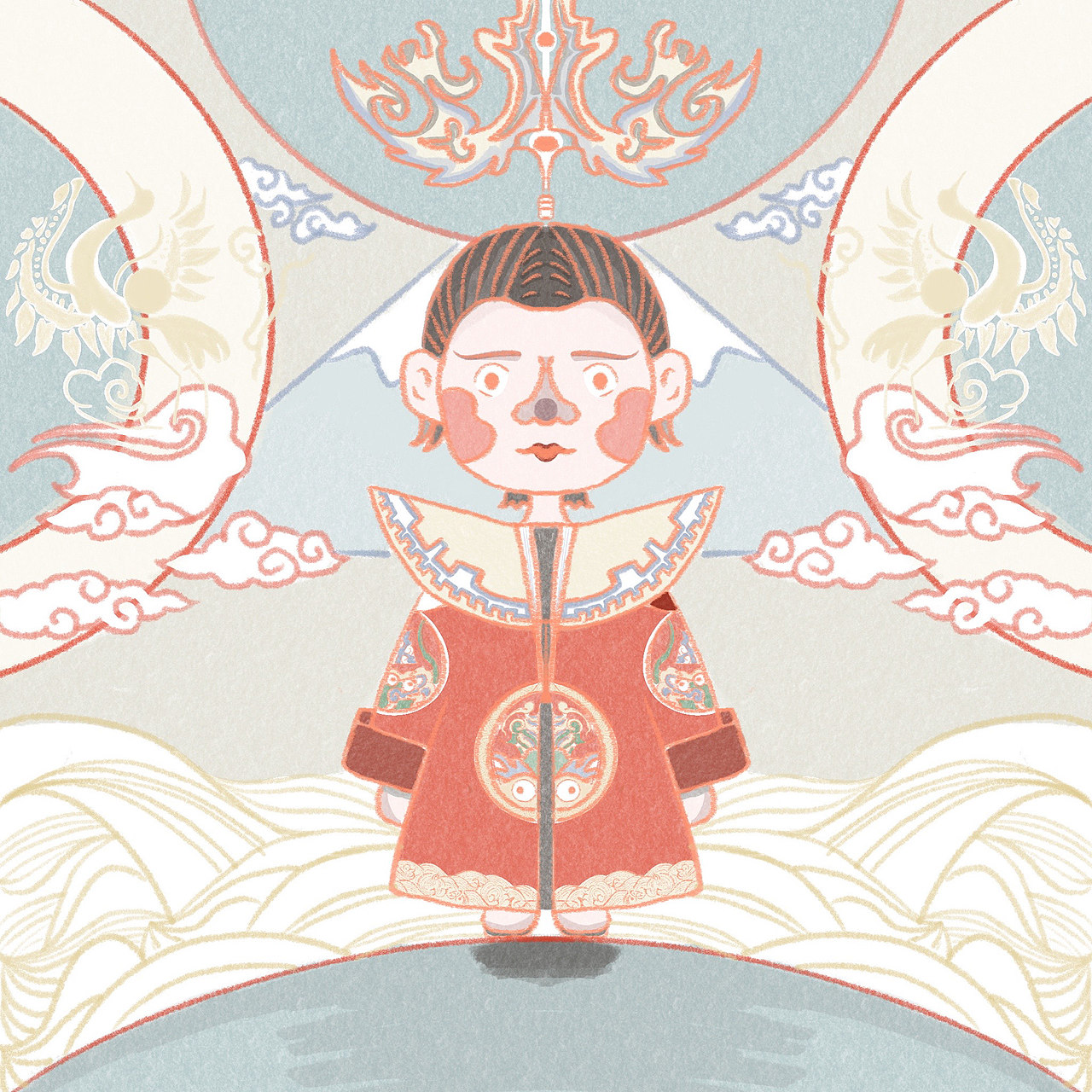 插画 （Procreate）（图ZNDAxOTY3NTQ0） - 创作习作 - 站酷设计师Lushii原创素材 - 站酷ZCOOL