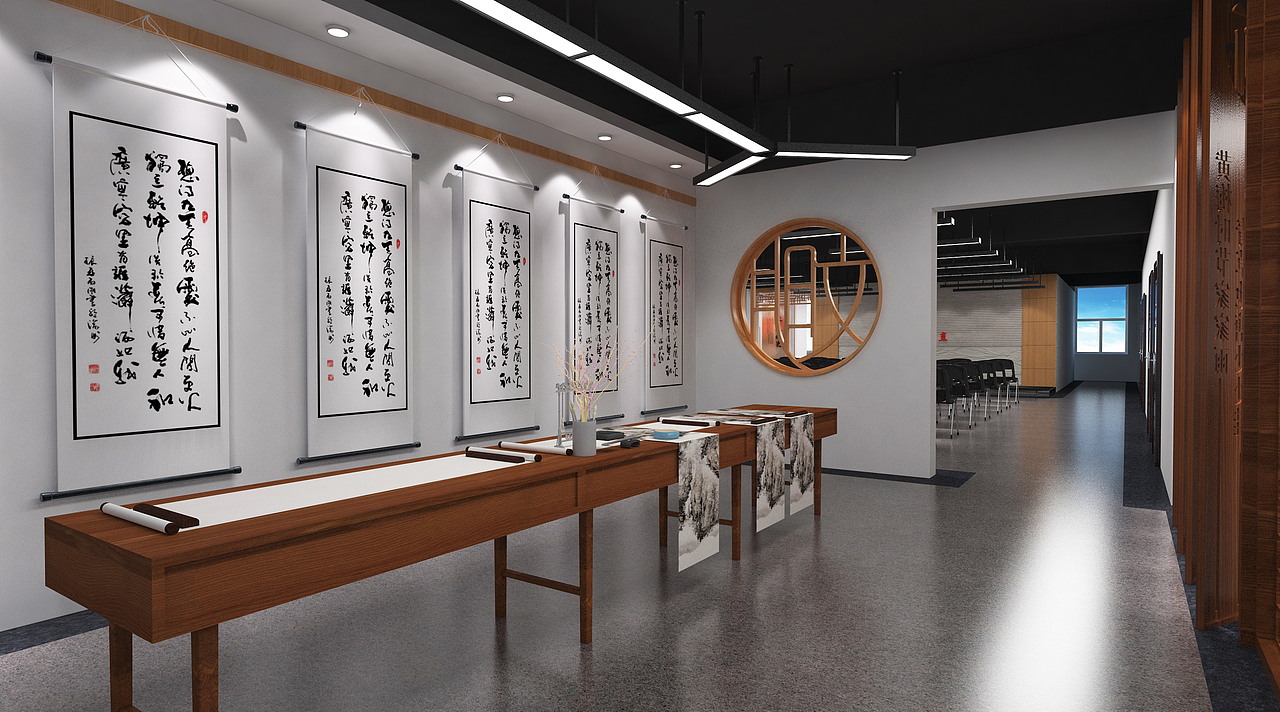 展厅空间（图ZNDAxOTY5MDUy） - 商业空间设计 - 站酷设计师右美文化传媒原创素材 - 站酷ZCOOL