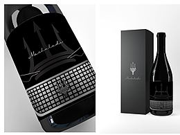 ?「酒標」意大利同名車企高仿干紅酒標設(shè)計
