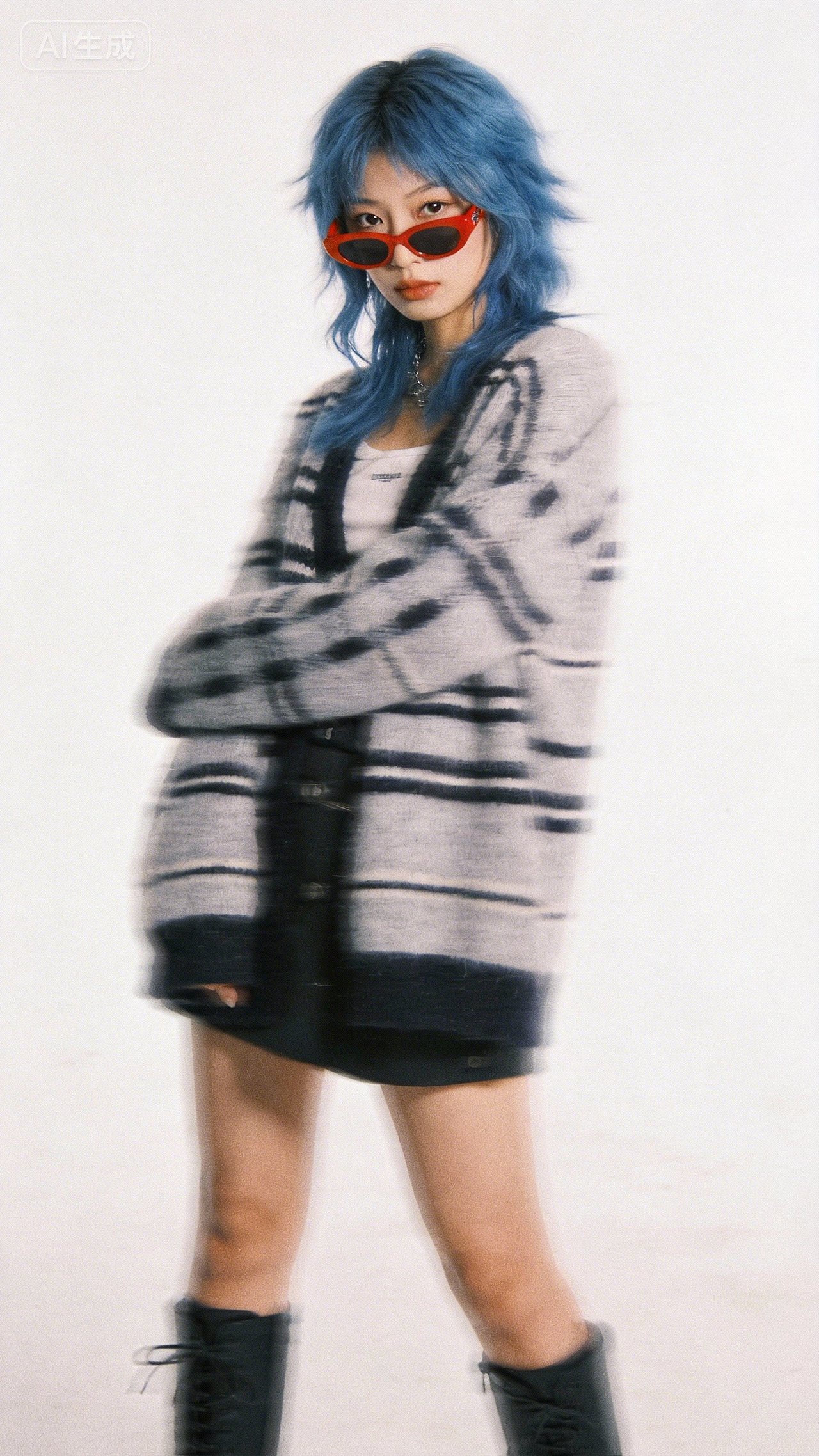 AI小蓝跳beat it（图ZNDAxOTgyMzg0） - AI作品 - 站酷设计师正帆0459原创素材 - 站酷ZCOOL