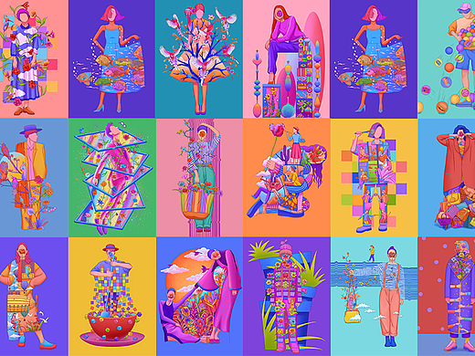 创意人物插画合集
