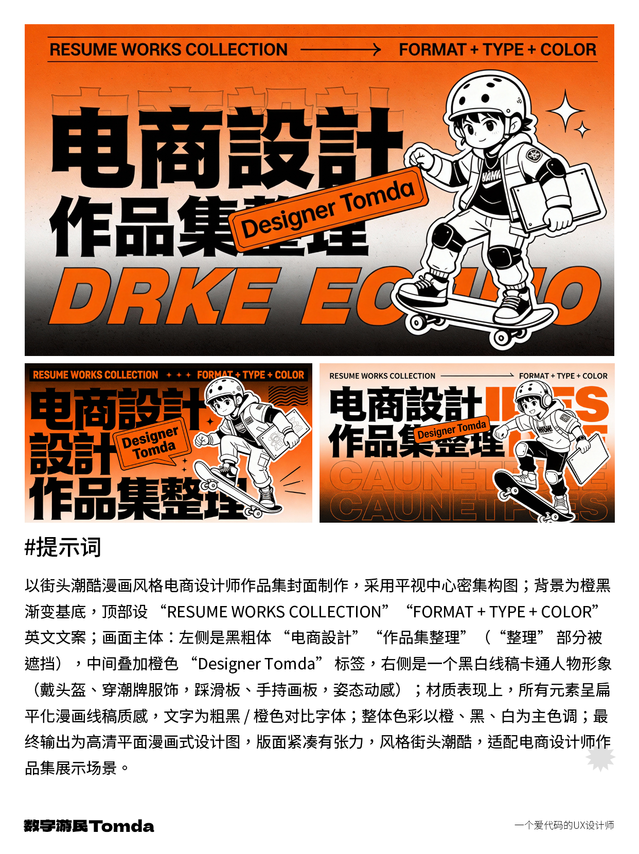 轻松上手！AI 生成作品集封面-附提示词！（图ZMTUzOTEyMzY=） - 教程 - 站酷设计师Tomda原创素材 - 站酷ZCOOL