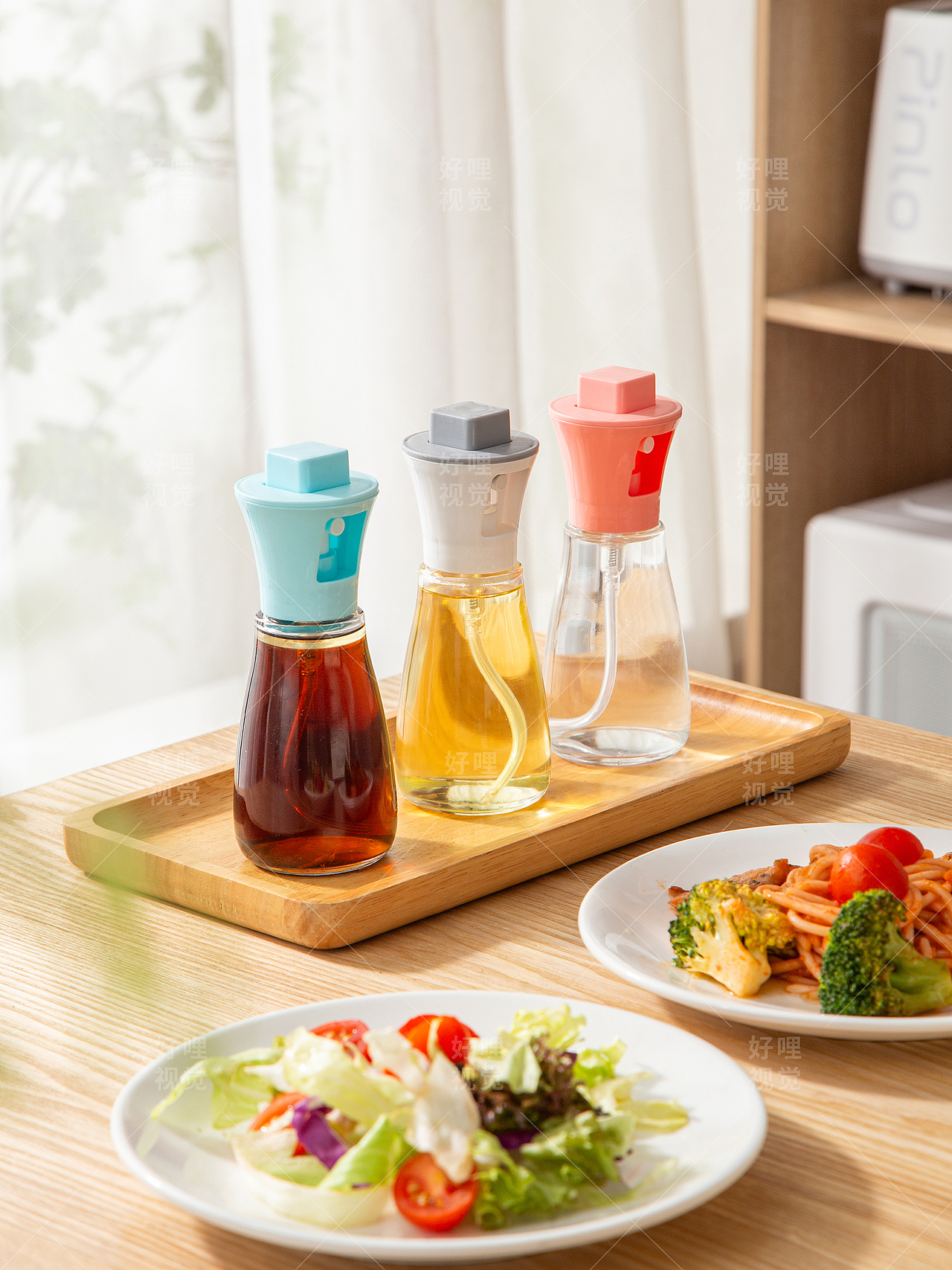 电商产品摄影 | 居家日用 | 懒角落风 | 草帽喷油瓶（图ZNDAxOTg3NzY0） - 产品摄影 - 站酷设计师汕头好哩视觉原创素材 - 站酷ZCOOL