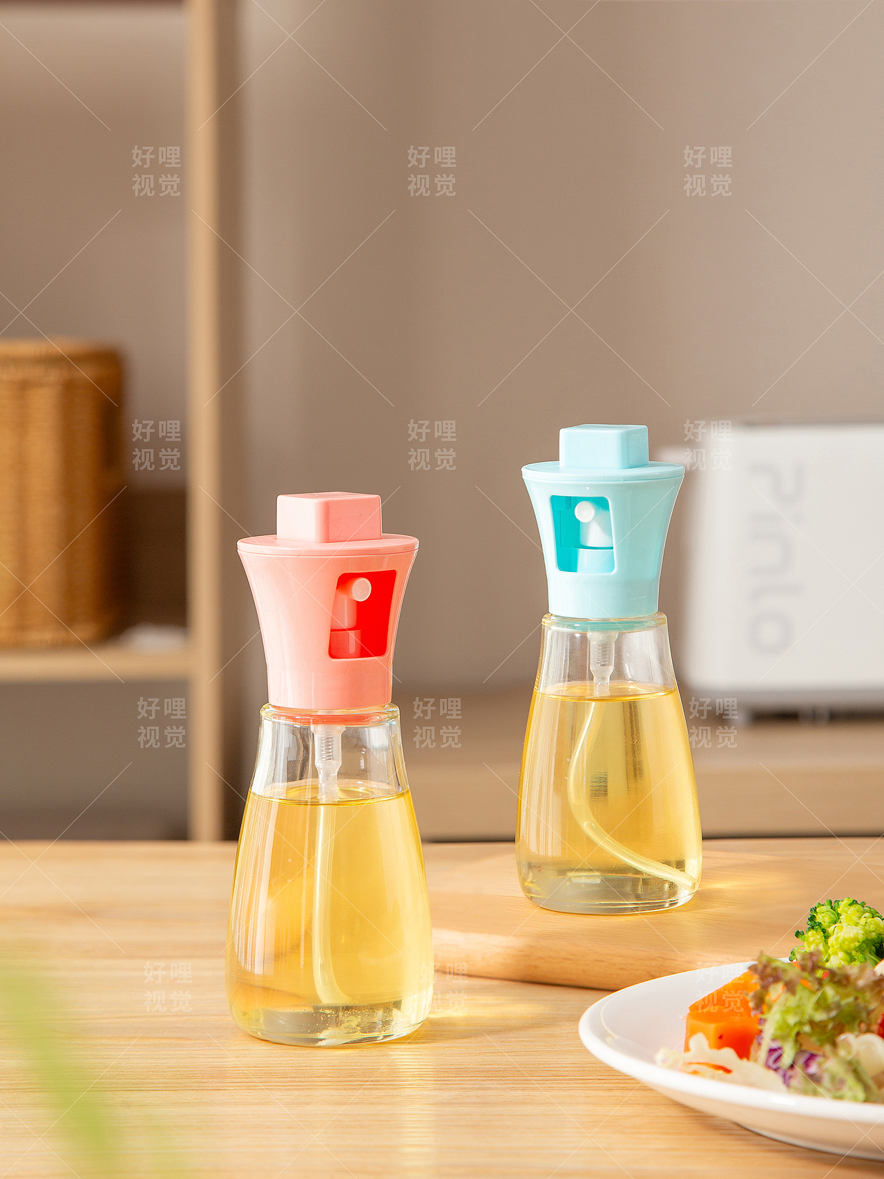 电商产品摄影 | 居家日用 | 懒角落风 | 草帽喷油瓶（图ZNDAxOTg3Nzc2） - 产品摄影 - 站酷设计师汕头好哩视觉原创素材 - 站酷ZCOOL