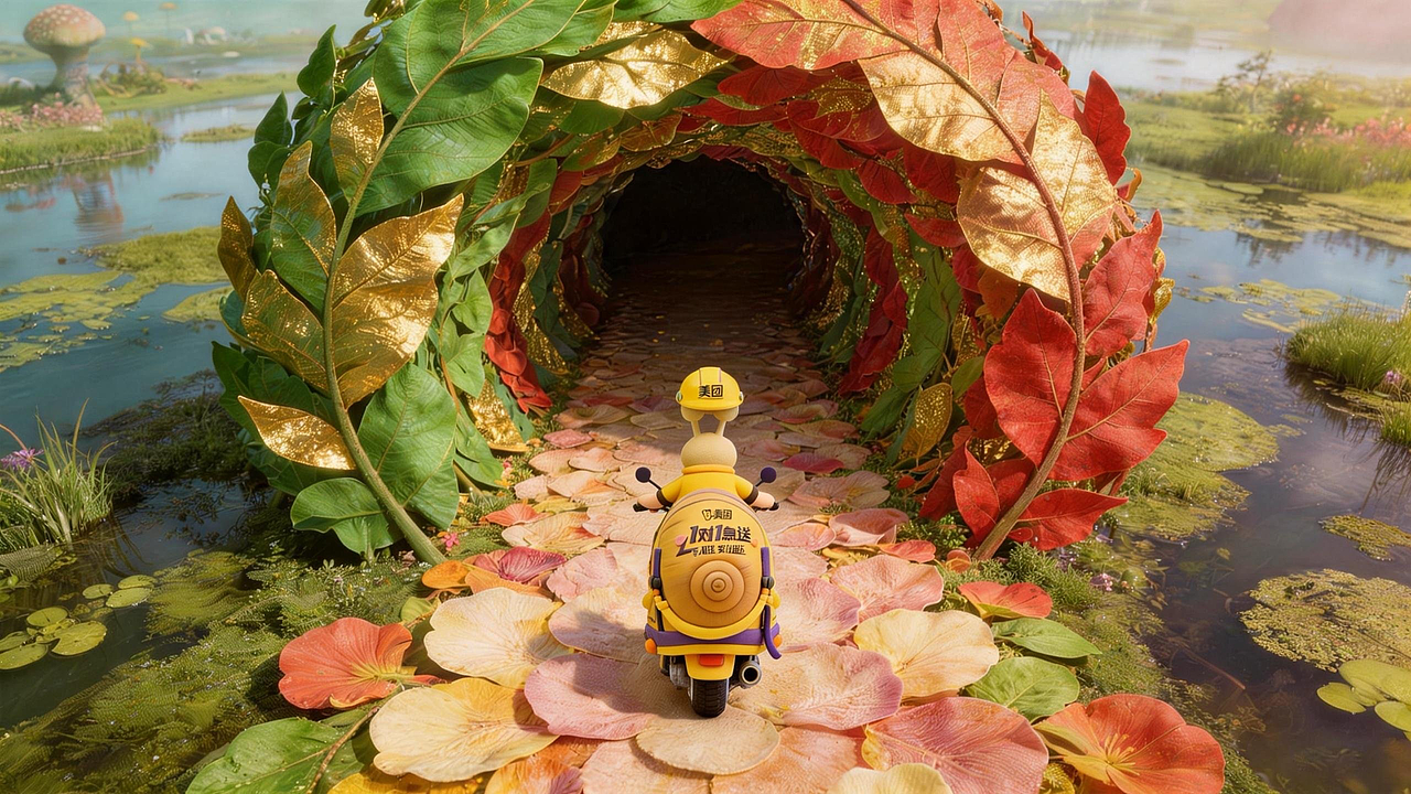 湿地小镇的周年庆急送（图ZNDAxOTg3OTUy） - AI作品 - 站酷设计师ArtFunStudio原创素材 - 站酷ZCOOL